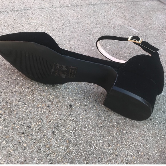 🅛🅐🅢🅣 10 Qupid Blk pointed toe, low HEEL - Picture 2 of 2